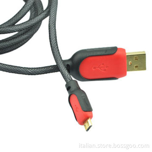 High quality double color shell cable for Samsung, HTCNew